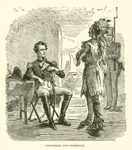 Tecumseh i Harrison autorstwa American School