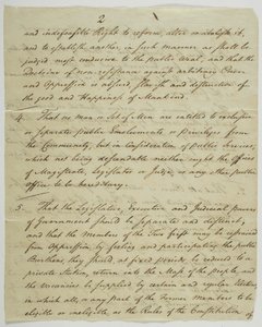Karta Praw, kopia podpisana w Federal Hall, 1789 (tusz na papierze) autorstwa American School