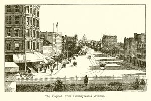 Kapitol, od Pennsylvania Avenue autorstwa American School