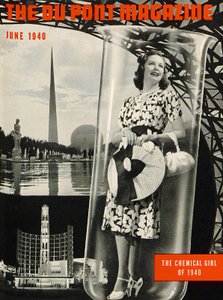 The Chemical Girl, przednia okładka magazynu DuPont, czerwiec 1940 autorstwa American School