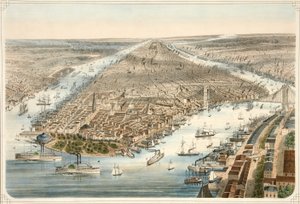 Miasto Nowy Jork, wyd. 1876 autorstwa American School