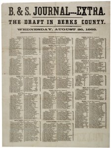 Projekt w hrabstwie Berks, 26 sierpnia 1863 r. autorstwa American School