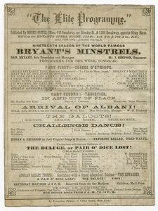 The Elite Program for Bryants Opera House, wyd. Morris Coster autorstwa American School