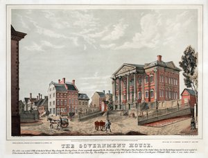 The Government House, pub. 1847 (kolorowa litografia) autorstwa American School