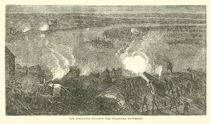 Indianola z bateriami Vicksburg, luty 1863 r autorstwa American School