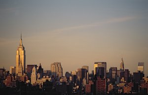 Skyline Manhattanu autorstwa American School