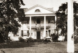 Rezydencja Morris-Jumel, Nowy Jork, 1915 (wklęsłodruk w tonie sepii) autorstwa American School
