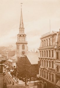 The Old South Meeting House, Boston (fotograwiura) autorstwa American School