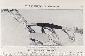 The Oliver Chilled Plough, z The Pageant of America, tom 3, Ralph Henry Gabriel, 1926 autorstwa American School