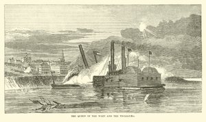 Królowa Zachodu i Vicksburg, luty 1863 autorstwa American School