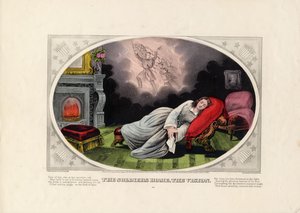 Dom Żołnierza, Wizja, wyd. autorstwa Currier i Ives, 1862 autorstwa American School
