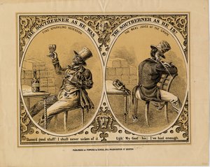 Południowiec jaki był, Południowiec jaki jest, opublikowany przez Powers & Cross, Boston, c.1863 autorstwa American School