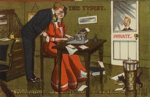 The Typist - maszyna do pisania oszczędza czas i sprawia, że praca staje się przyjemnością autorstwa American School