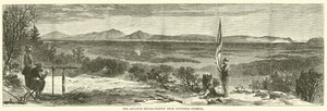 Przednia stacja sygnalizacyjna w pobliżu Ringgold w stanie Georgia, maj 1864 r. autorstwa American School