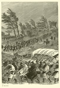 Kampania w błocie, styczeń 1863 autorstwa American School