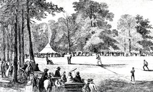 Pierwszy zjazd klubów baseballowych, Nowy Jork, 1857 autorstwa American School
