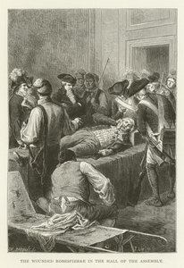 Ranny Robespierre w Sali Zgromadzenia autorstwa American School