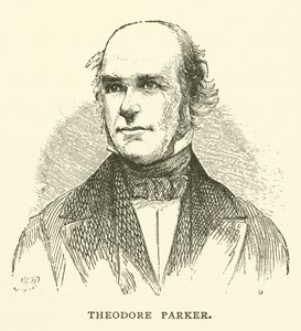 Theodore Parker, amerykański minister unitarny, transcendentalista i abolicjonista autorstwa American School