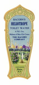 Etykieta wody toaletowej, Heliotrop autorstwa American School