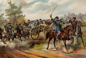Armia amerykańska, artyleria konna autorstwa American School
