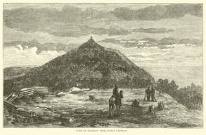 Widok Kenesaw z Little Kenesaw, czerwiec 1864 autorstwa American School