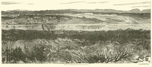 Widok Knoxville z Keiths Hills, listopad 1863 autorstwa American School