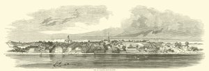 Widok Vicksburga z rzeki, czerwiec 1862 autorstwa American School