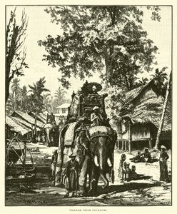 Wioska w pobliżu Lucknow autorstwa American School