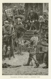 Waldemar Atterdag złupi szwedzkie miasto autorstwa American School