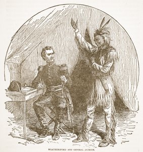 Weathersford i generał Jackson, z pubu książkowego. 1896 autorstwa American School