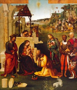 Adoracja magii — Amico Aspertini (1475-1552)