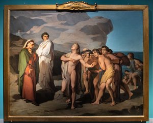 Dante i Casella autorstwa Amos Cassioli