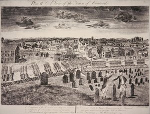 Widok na miasto Concord autorstwa Amos Doolittle