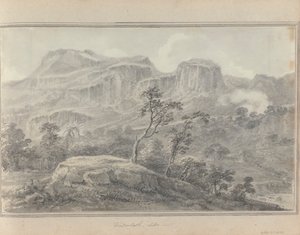 Poglądy w Anglii, Szkocji i Walii: Watenlath, 30 sierpnia 1802 autorstwa Amos Green