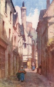 Rue du Grand Carroi, Chinon (druk kolorowy)