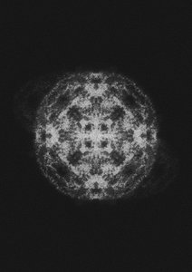 Świecąca abstrakcyjna kula autorstwa Amy Louise Baker