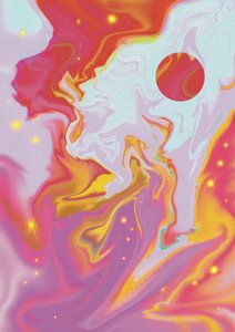 Żywe, płynne blaski planety autorstwa Amy Louise Baker