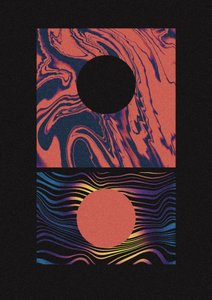 Żywa geometryczna para autorstwa Amy Louise Baker