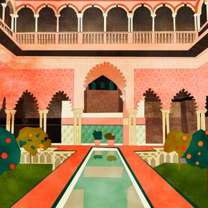 Alhambra, Granada, Hiszpania autorstwa Ana Rut Bre