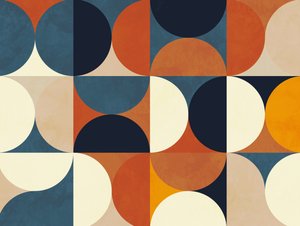 Geometria New12 Brązowa autorstwa Ana Rut Bre