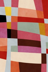 Ciepłe kolory – geometria w stylu Bauhausu 4