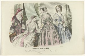 Journal des Dames, czerwiec 1850, nr 1608: Ch.Mme Louis Janet (...) autorstwa Anaïs Colin Toudouze
