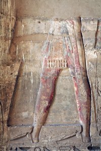 Płaskorzeźba boga słońca Ra Miejsce pochówku Siptah, KV47, ok. XIII-XII w. pne