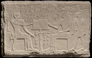 Stela Tjenti i Nefret autorstwa Ancient Egyptian