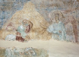 Balaam i anioł autorstwa Ancient Russian frescos