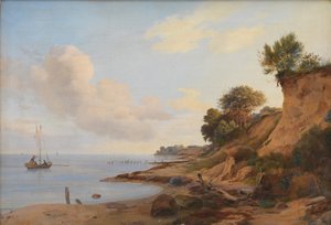 Obszar plaży w pobliżu Tårbæk autorstwa Anders Christian Lunde