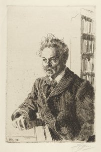 August Strindberg autorstwa Anders Leonard Zorn