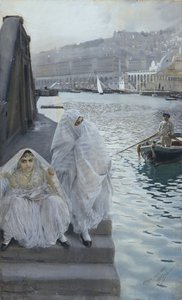 Z portu w Algierze par Zorn, Anders Leonard (1860-1920). Akwarela na papierze, rozmiar : 67x41 autorstwa Anders Leonard Zorn