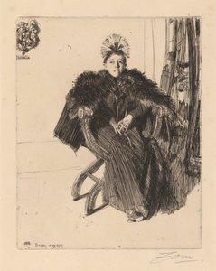 Isabella Stewart Gardner autorstwa Anders Leonard Zorn