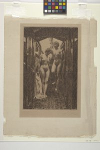 Le Cabine (akwaforta) autorstwa Anders Leonard Zorn